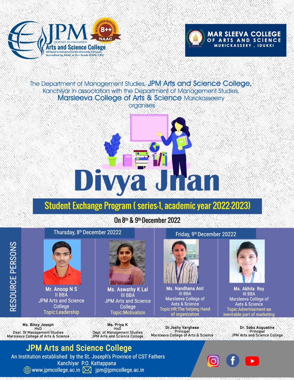 Divya Jnan Student Exchange Program Series - I
